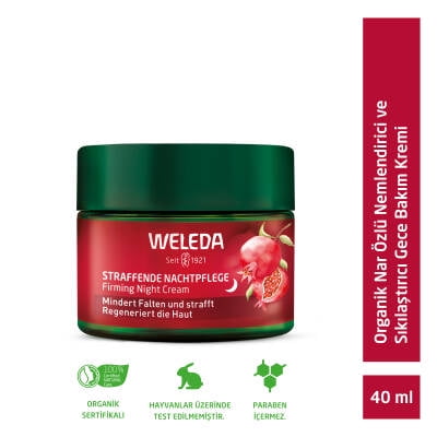 Weleda Organic Pomegranate Extract Moisturizing and Firming Night Care Cream 40 ml