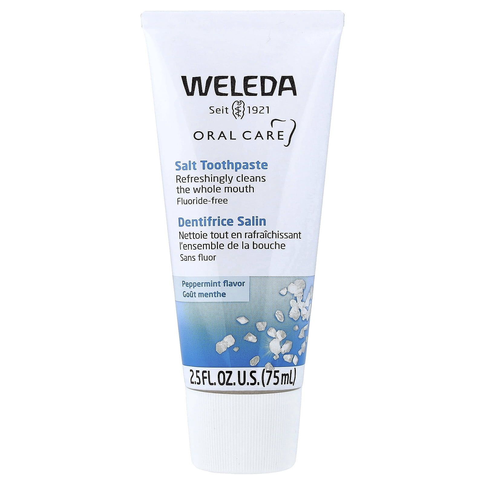 Weleda, Salt Toothpaste, 2.5 oz, Peppermint Natural Oral Hygiene ...