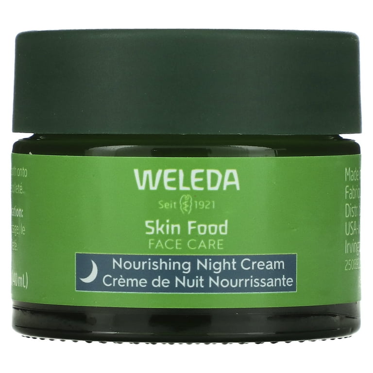 Weleda Skin Food Facial Moisturizer, Nourishing Night Cream, 1.3