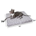 thumbnail image 1 of Welfibr Orthopedic Dog Bed for Large Dogs, Egg Crate Foam, Removable Washable Cover, Gray, 43 x 39 in, 1 of 7