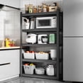 thumbnail image 1 of Welfiya 5-Tier Garage Shelving,32"W Storage Shelves,2500LBS Heavy Duty Shelving, Adjustable Metal Shelving Units for Storage Rack for Shed Warehouse Basement, Black,32"W x 16"D x 63"H, 1 of 8