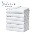 thumbnail image 1 of Welhome 6 Pack 100% Cotton Multipurpose Commercial Wholesale Bath Towels Set, White, 580 GSM, Bulk Towels, Soft, Durable & Absorbent Bathroom Towels, 1 of 8