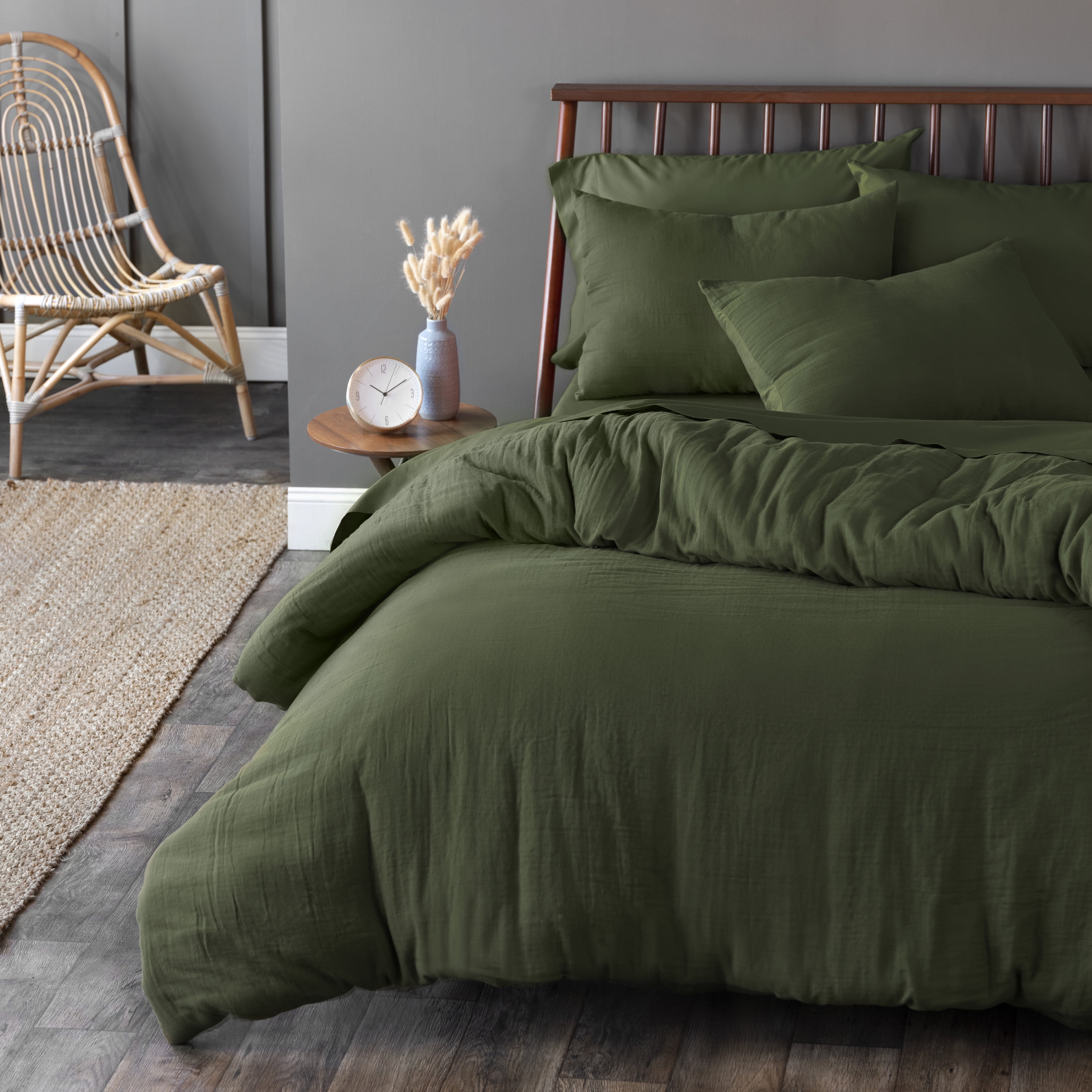 Welhome Reese 100% Cotton Duvet Cover Set