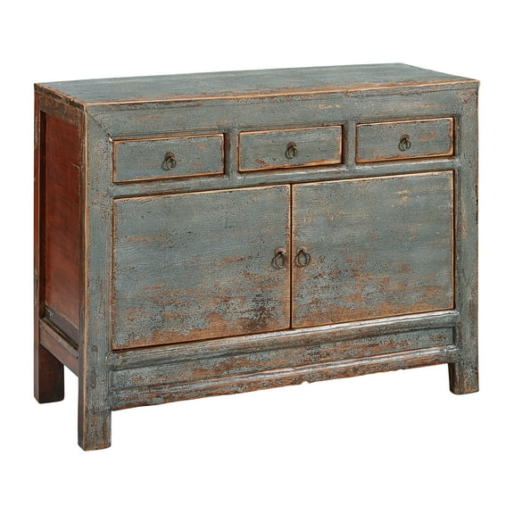 Welkin Reclaimed Honey Pine Sideboard in Robin's Egg Blue