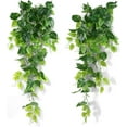 Well Art Gallery Pack Of 2 Artificial Plant Rattan Artificial Ivy