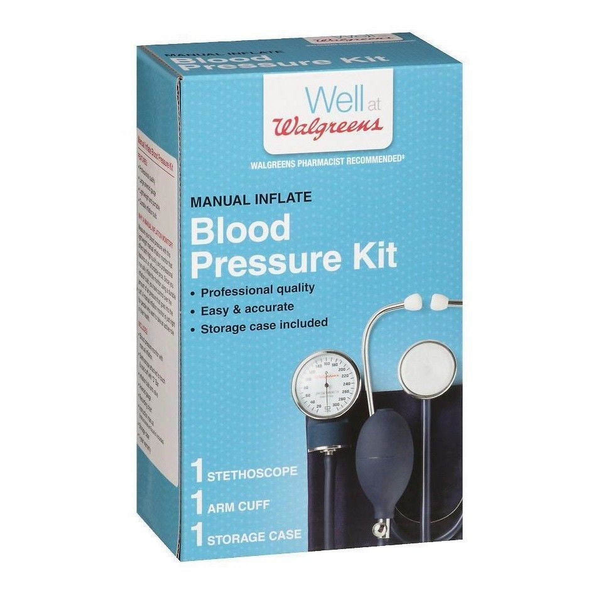 Well At Walgreens Manual Inflate Blood Pressure Kit