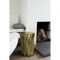thumbnail image 1 of Well Designed Nature Inspired Tree Trunk Stool Gold - Saltoro Sherpi, 1 of 7