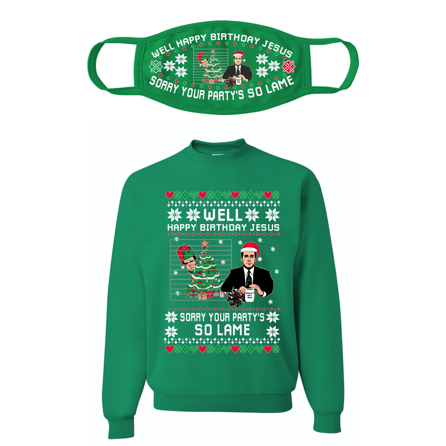 Happy birthday jesus the shop office sweater