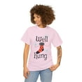 thumbnail image 1 of Well Hung Christmas Festive Holiday Streetwear Unisex Heavy Cotton T-Shirt, 1 of 4