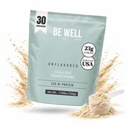 Be Well by Kelly Unflavored Grass-Fed Beef Protein Powder, 23G of Protein & Zero Carbs (1 Ingredient, 30 Servings) 9 Amino Acids + 3 BCAAs No Soy, No Dairy, Ste