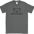 thumbnail image 1 of Well Koalafied T-Shirt Funny Sarcastic Humor Novelty Text Tee - Charcoal, 4XL, 1 of 1