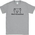 thumbnail image 1 of Well Koalafied T-Shirt Funny Sarcastic Humor Novelty Text Tee - Heather Grey, 4XL, 1 of 1