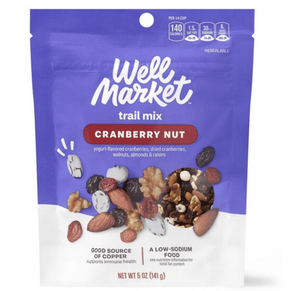 Well Market Cranberry Nut Trail Mix, 5 oz