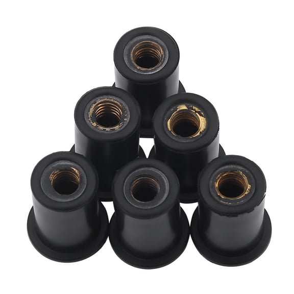 Well Nuts, Rubber Well Nuts, Kayak Mounting Hardware For Kayaks Motorbikes