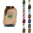 thumbnail image 1 of Well Paint Me Green And Call Me A Pickle Because I'm Done Dillin’With You People Sweatshirts for Women Pullover Tops, 1 of 7