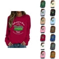 thumbnail image 1 of Well Paint Me Green And Call Me A Pickle Because I'm Done Dillin’With You People Sweatshirts for Women Pullover Tops, 1 of 7