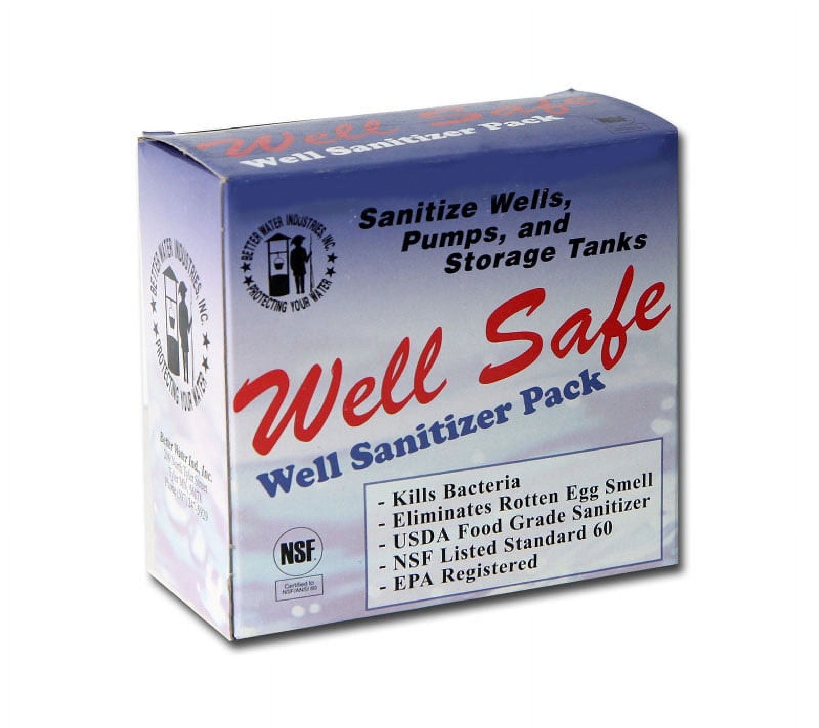 WELL SAFE Well-Safe C21000 Well Sanitizer Pack