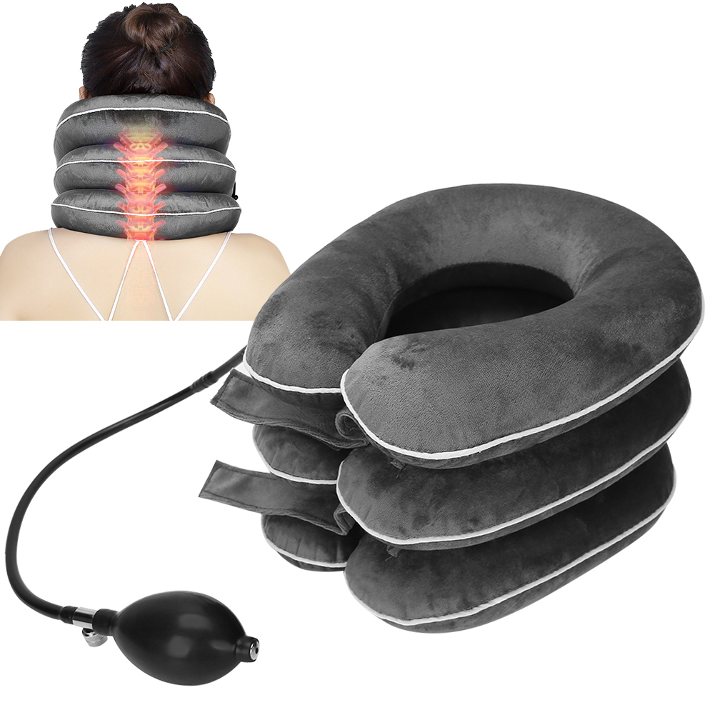 Well Sealed Threetube Cervical Collar, Air Inflatable Cervical Collar