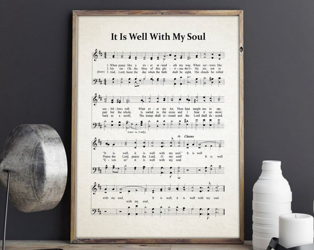 It Is Well With My Soul Hymn Sheet Music Hymn