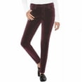 thumbnail image 1 of Well Worn Ladies' High Rise Corduroy Pant,Red, 10, 1 of 4
