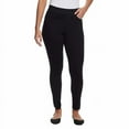 thumbnail image 1 of Well Worn Ladies' Pant High-Rise Luxe Velvet Tapered Pant 1628434 (Black 4/27), 1 of 3