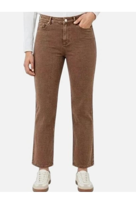 Women's High-Rise Classic Straight Pants, Nutshell