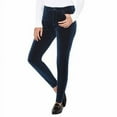 thumbnail image 1 of Well Worn Womens High Rise Luxe Velvet Tapered Pant Blue 14/34, 1 of 3