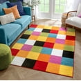 thumbnail image 1 of Well Woven 09534 Bright Square Kids Rug, Multicolor - 3 ft. 3 in. x 5 ft., 1 of 5