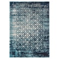 thumbnail image 1 of Well Woven 22665 Sydney Vintage Manchester Royal Blue Modern Distressed Abstract Area Rug - 5 ft. 3 in. x 7 ft. 3 in., 1 of 9