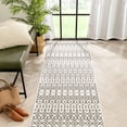 thumbnail image 1 of Well Woven 3' x 10' Ivory Outdoor Rug, 1 of 8
