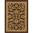 thumbnail image 1 of Well Woven 66334 Tabriz Traditional Non Slip Washable Rug, Brown - 3 ft. 3 in. x 4 ft. 7 in., 1 of 2