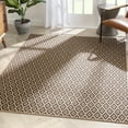 thumbnail image 1 of Well Woven 8' x 10' Natural Geometric Outdoor Rug, 1 of 8