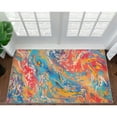 thumbnail image 1 of Well Woven Apollo Flatwoven Harmony Modern Abstract Multi Color 3'3" x 5' Area Rug, 1 of 7