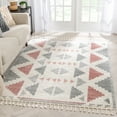 thumbnail image 1 of Well Woven Aiden Blush Nordic Tribal Area Rug 5x7 (5'3" x 7'3"), 1 of 8