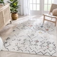 thumbnail image 1 of Well Woven Ancona Moroccan Diamond Pattern Grey Distressed 7'10" x 9'10 Area Rug, 1 of 8