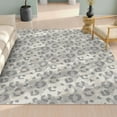 thumbnail image 1 of Well Woven Animal Prints Leopard Pattern Gray Brown Flat Pile Easy to Clean 7'10" x 9'10" Area Rug, 1 of 1