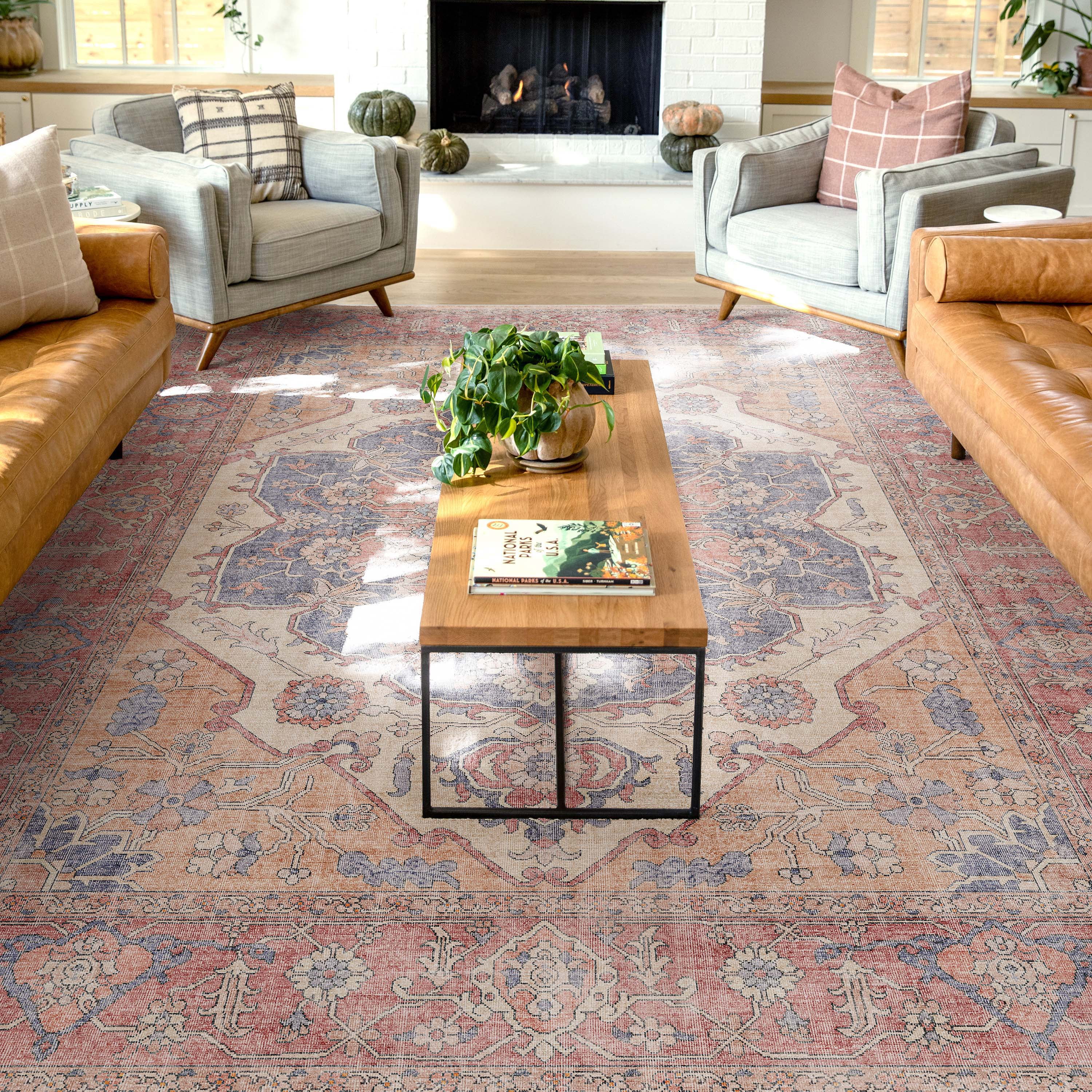 Kehr Antigua Vintage Persian Oriental Red Flat-Weave Rug