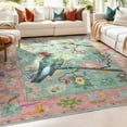 thumbnail image 1 of Well Woven Apollo Botanical Birds Ushak Modern Multi 7'10" x 9'10" Area Rug for Living Room Dining Room Bedroom and Kitchen, 1 of 1
