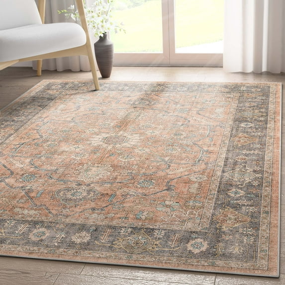 Well Woven Apollo Flatwoven Antigua Coral 3'3" x 5' Area Rug