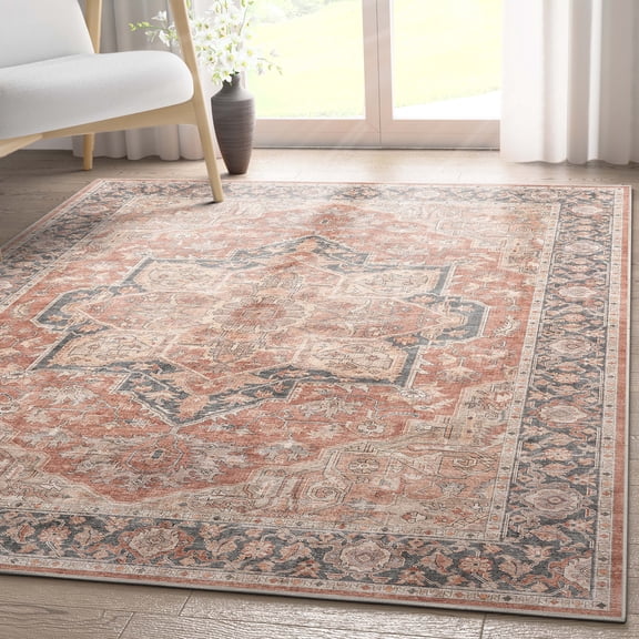 Well Woven Apollo Flatwoven Bolona Red 5'3" x 7'3" Area Rug