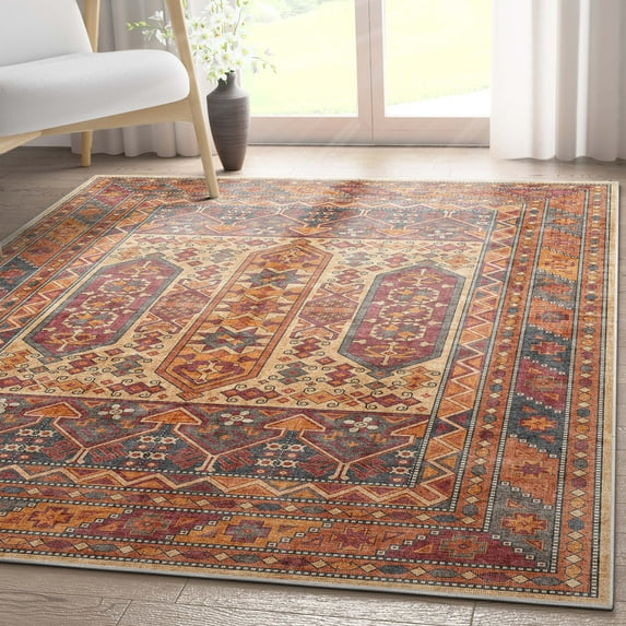 Well Woven Apollo Flatwoven Praha Multi Color 5'3" x 7'3" Area Rug