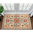 thumbnail image 1 of Well Woven Apollo Flatwoven Suzani Vintage Floral Beige Multi 3'3" x 5' Area Rug, 1 of 7