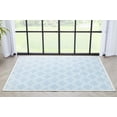 thumbnail image 1 of Well Woven Moroccan Trellis 3'3" x 5' Area Rug Light Blue & Ivory, 1 of 7