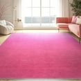 thumbnail image 1 of Well Woven Apollo Ombre Modern Pink Flat Pile Easy to Clean 7'7" x 9'10" Area Rug for Living Room Dining Room Bedroom and Kitchen, 1 of 6