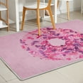 thumbnail image 1 of Well Woven Donut with Sprinkles 3'3" x 5' Pink Area Rug, 1 of 4