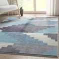 thumbnail image 1 of Well Woven Apollo Portsmouth Vintage Southwestern Blue Flatweave 2'3" x 3'11" Area Rug, 1 of 6
