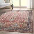 thumbnail image 1 of Well Woven Apollo Praha Vintage Tribal Red Flatweave 5'3" x 7'3" Area Rug, 1 of 6