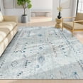 thumbnail image 1 of Well Woven Apollo Rodeo Vintage Medallion Tribal Blue Flat Pile Easy to Clean 9'10" x 13' Area Rug for Living Room Dining Room Bedroom and Kitchen, 1 of 6