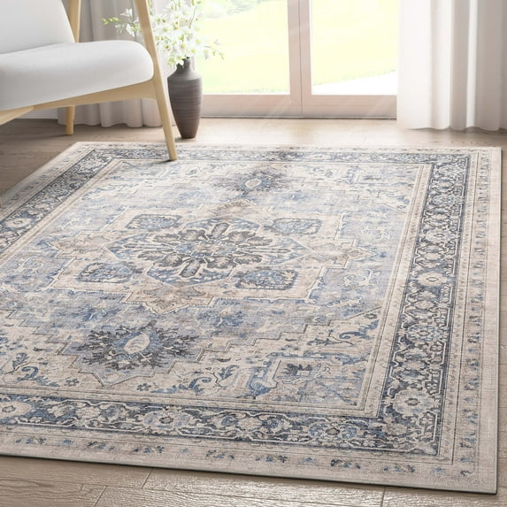 Well Woven Apollo Flatwoven Tirana Blue 2'3"x3'11" Area Rug