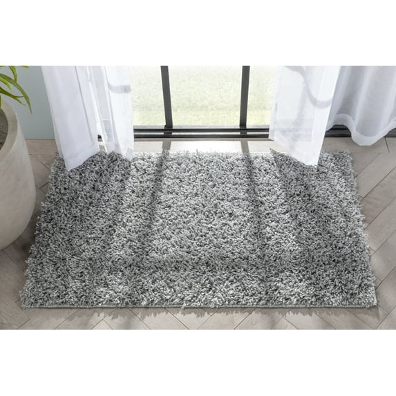 Well Woven Area Rug, 3' x 3.92', Soft And Fluffy Shag Pile, Easy To Clean, Rug That Any Home Can Afford And They Look Good Everywhere